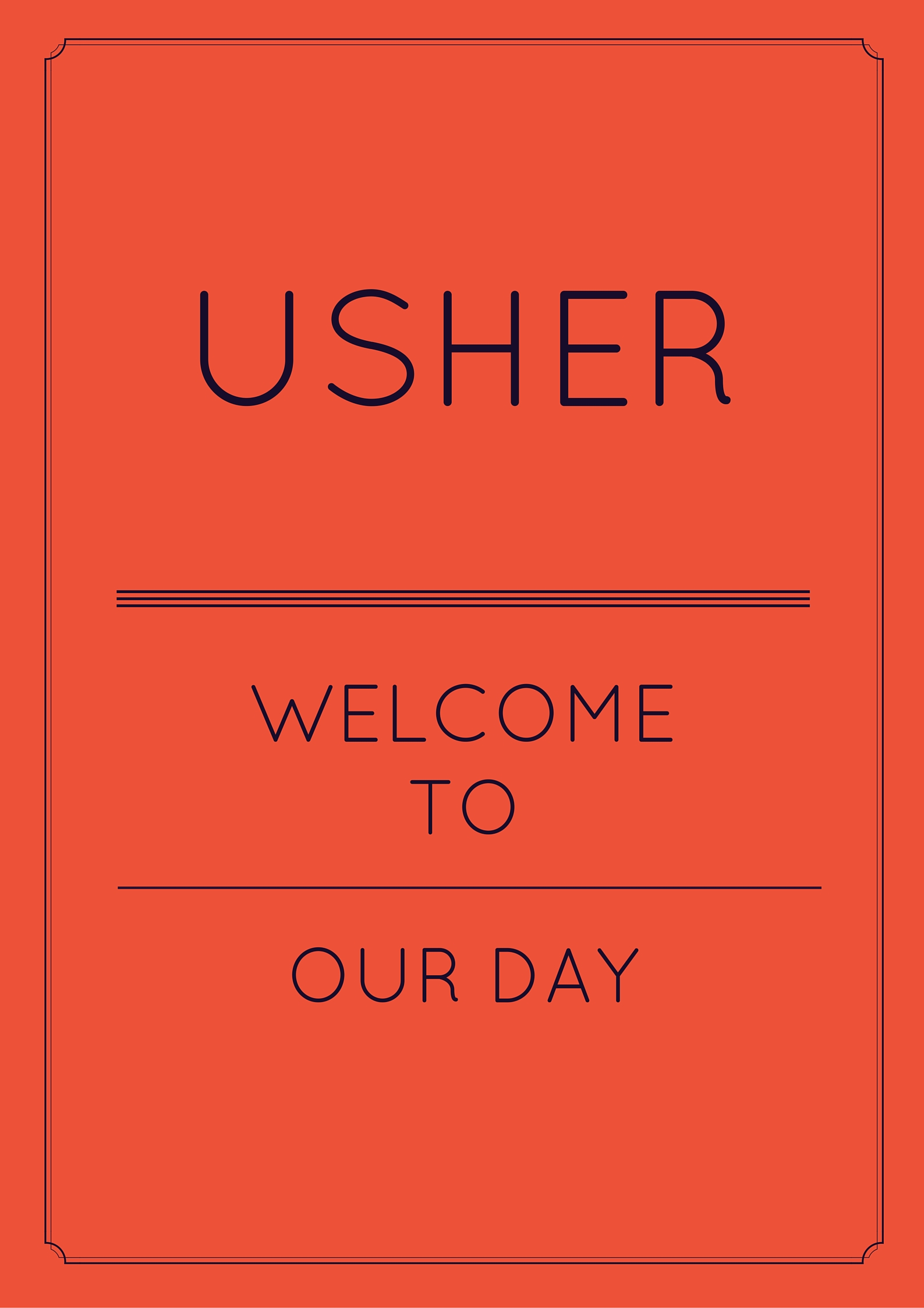 Occasion for usher anniversary